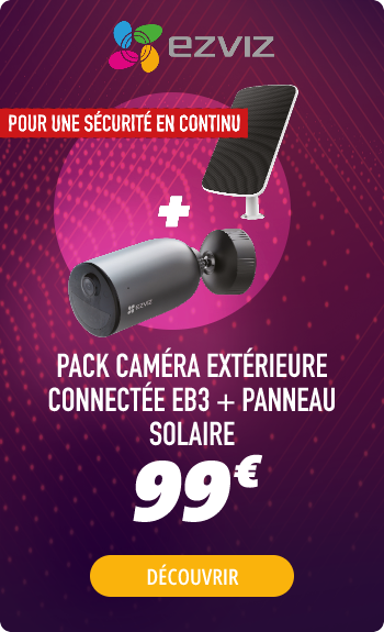 CAMERA EB3 + PANNEAU SOLAIRE